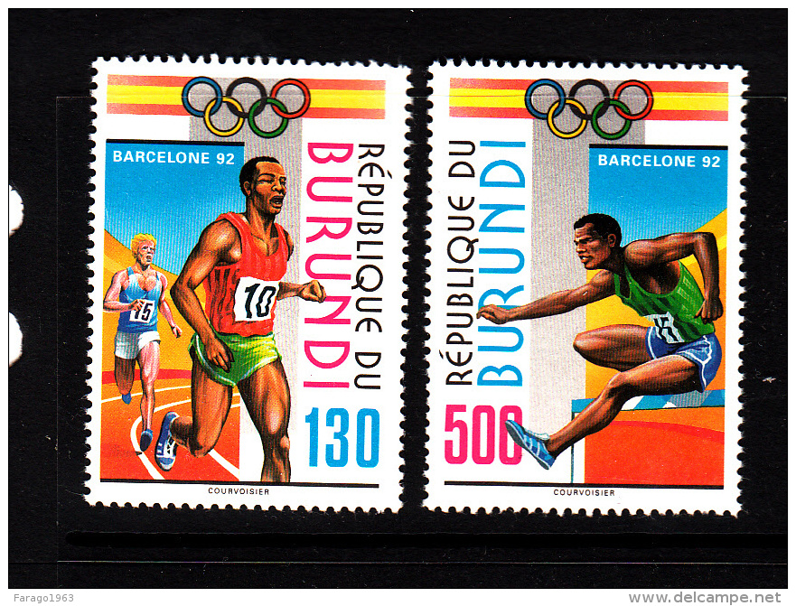 1992 Burundi Olympics  MNH - Unused Stamps