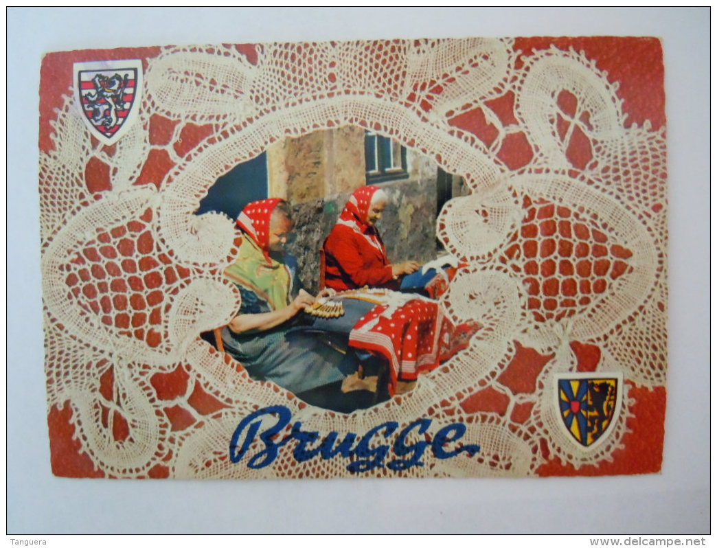 Brugge Bruges Groeten Uit Souvenir De Kant  Dentelle Lace Edit Nels - Souvenir De...