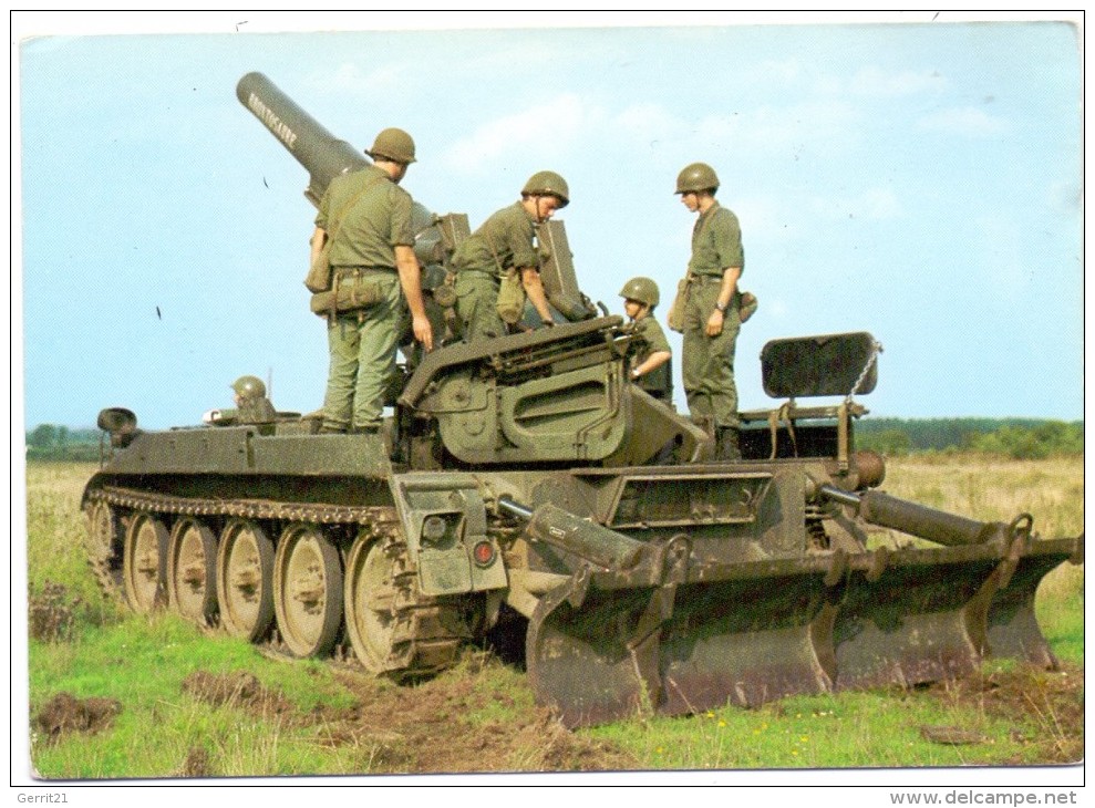 MILITÄR - PANZER / Tank / Chars, M 110, Belgische Armee - Equipment