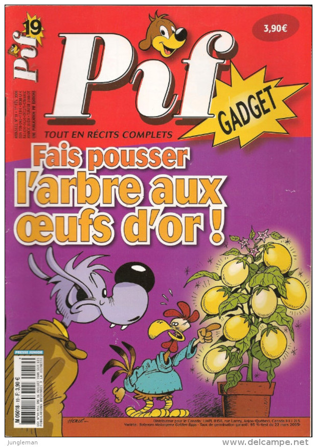 Pif Gadget N° 19 De Fév 2006 - Avec Léo, Bâtiment C, Les Robinsons, Forg, Circus Story, Quentin Le Seul. Revue En TBE - Pif & Hercule