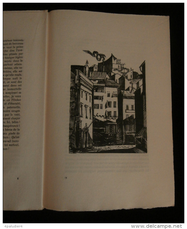 ( Alpes-Maritimes ) LA MER DE NICE, Lettres à Un Ami Théodore De BANVILLE 1932 Ill. P.-A. GENOLHAC Envoi - Côte D'Azur