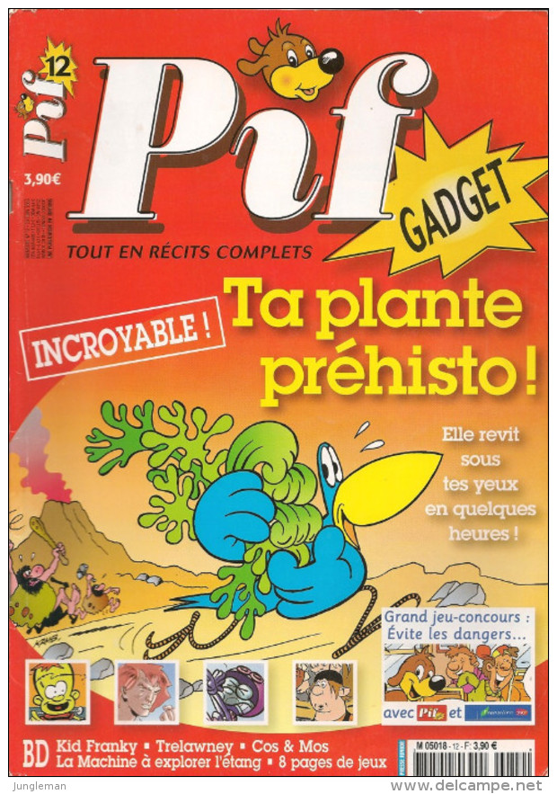 Pif Gadget N° 12 De Juin 2005 - Avec Les Robinsons, Trelawney, Kid Franky, La Machine à Explorer L'étang. Revue En TBE - Pif & Hercule