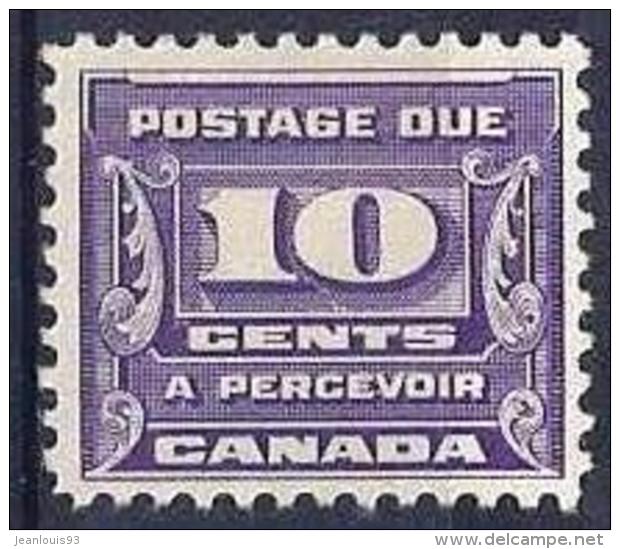 CANADA - TAXE PORT DU  13  10C VIOLET NEUF MH - Postage Due