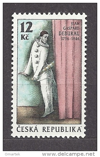 Tschechische Republik  Czech Republic 1996 MNH ** Mi  115 Sc 2986 Jean Gaspard Deburau 1796-1846.  C.1 - Unused Stamps