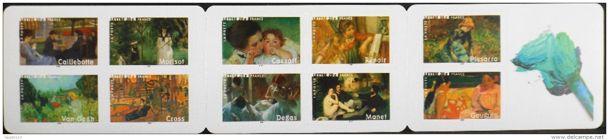 FRANCE CARNET 2006 - Les Impressionnistes - 10 TIMBRES Prioritaires  AUTOADHESIFS NEUFS** - Booklets