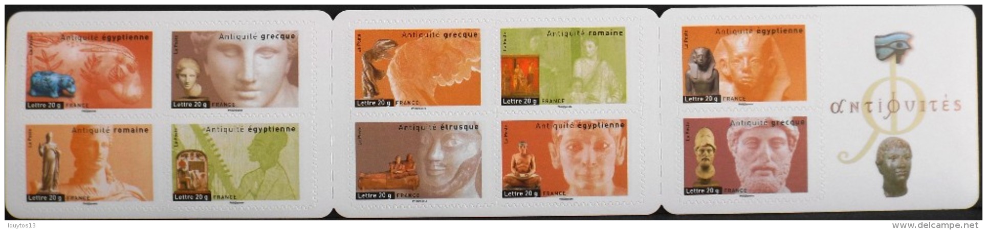 FRANCE CARNET 2007 - Arts Et Antiquités - 10 TIMBRES Prioritaires  AUTOADHESIFS NEUFS** - Markenheftchen