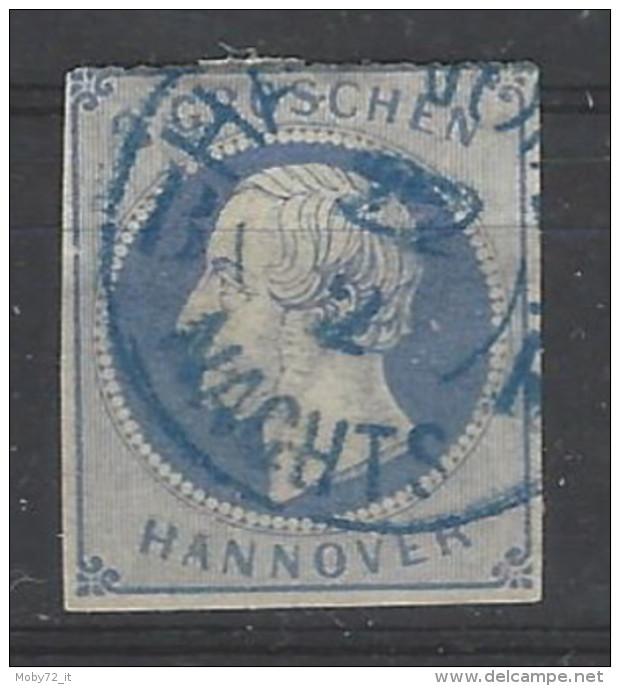 Hannover - 1859 - Usato/used - King Georg V - Mi N. 15 - Hannover