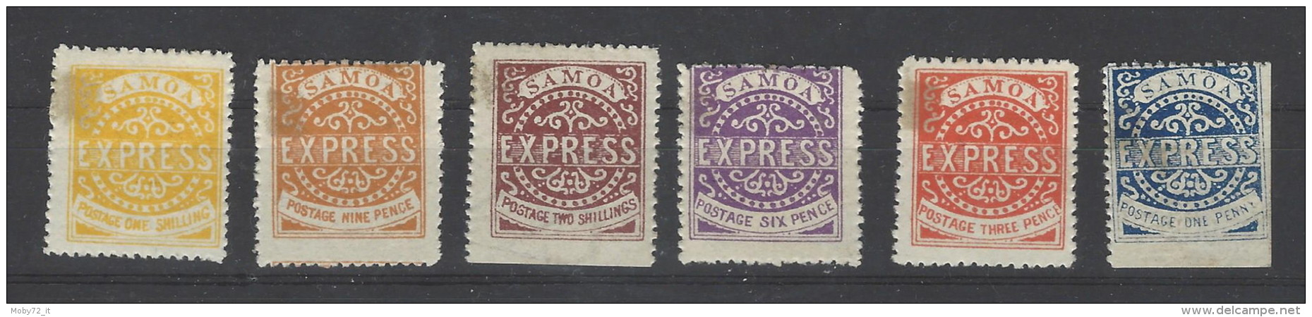 Samoa - 1877 - Nuovo/new MH - Mi N. 1/6 - Samoa