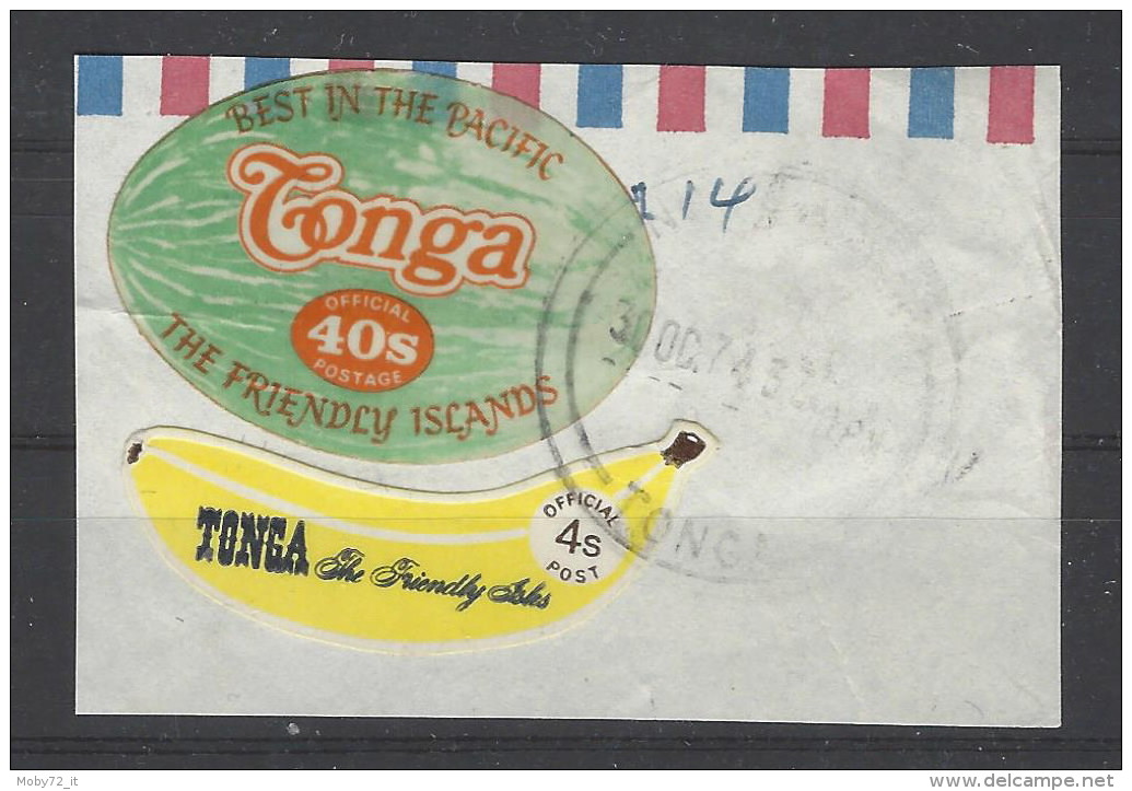 Tonga - 1972 - Usato/used - Segnatasse - Mi N. 87+97 - Tonga (1970-...)