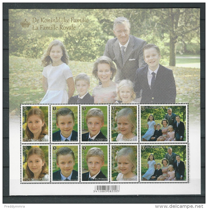 Belgique: F4569/73 **   La Famille Royale - 1961-2001