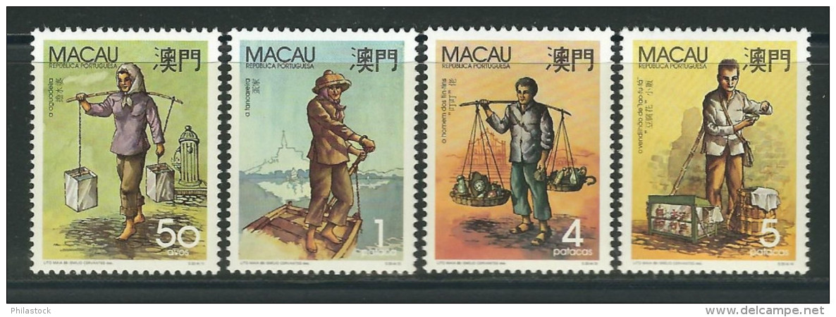 MACAO N° 581 à 584 ** - Neufs