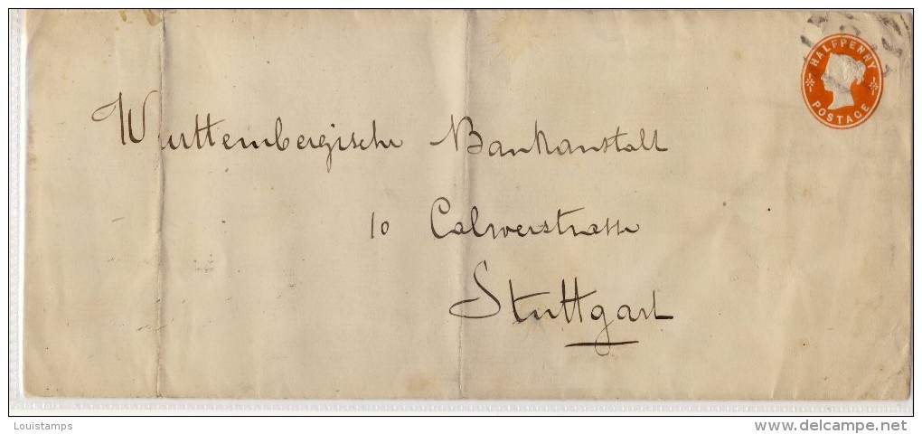 Entire, Postal Stationary, Cover To Wurttembergische Bankanstalt, Stuttgart  Rev04 - Storia Postale