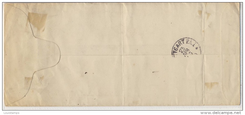 Entire, Postal Stationary, Cover To Wurttembergische Bankanstalt, Stuttgart  Rev04 - Briefe U. Dokumente
