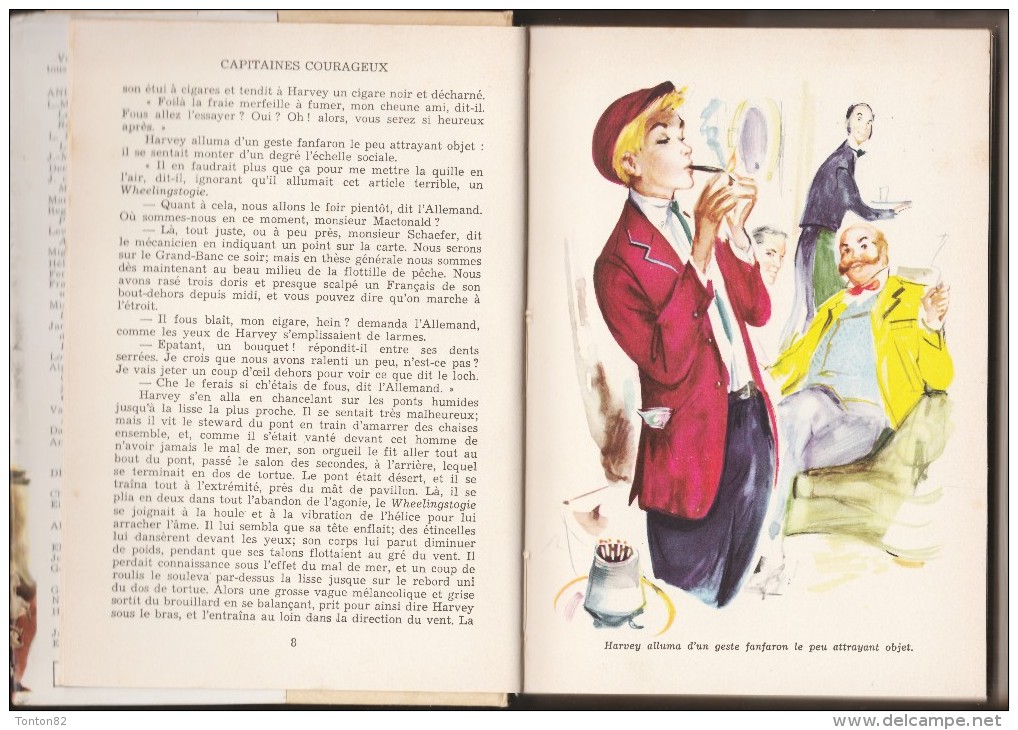 Rudyard Kipling -Capitaines Courageux - Idéal Bibliothèque N° 95 - ( 1955 ) . - Ideal Bibliotheque