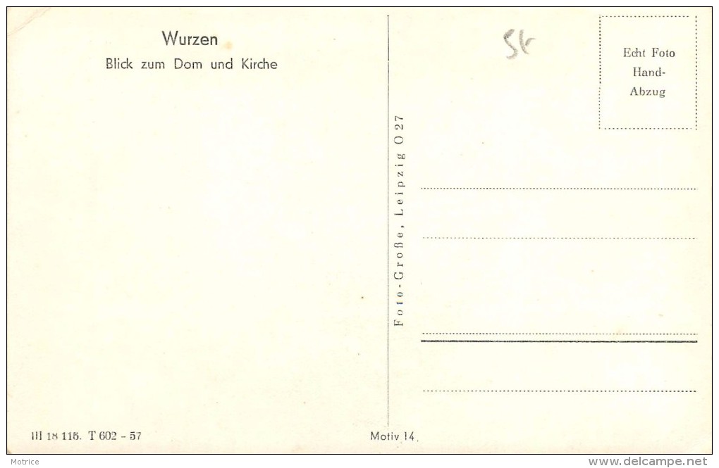 WURZEN - Blick Zum Dom Und Kirche. - Wurzen