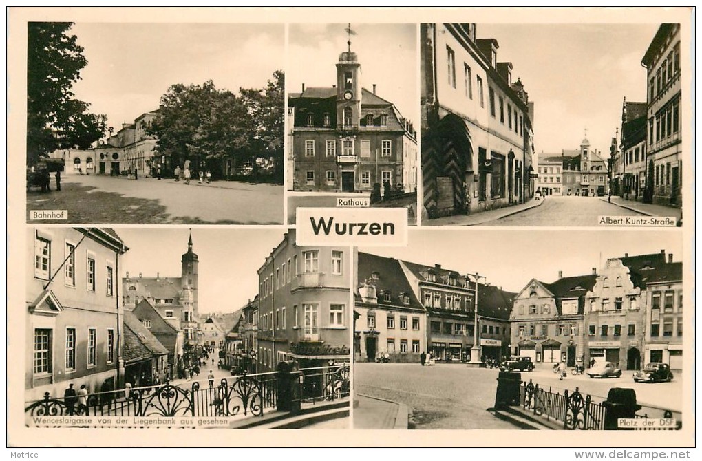 WURZEN - Carte Multi Vues. - Wurzen