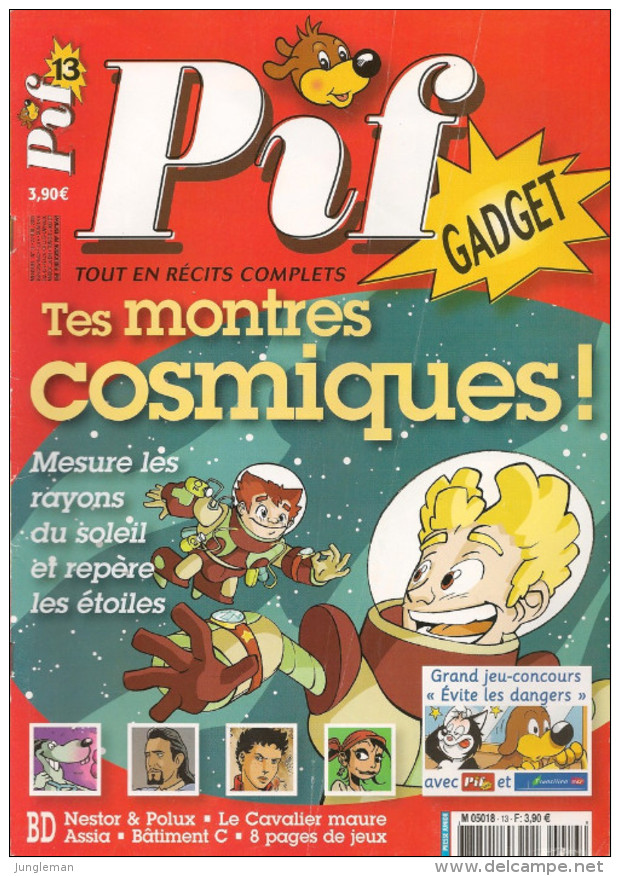 Pif Gadget N° 13 De Juil 2005 - Avec Les Robinsons, Kid Franky, Loup Noir, Dicentim, Chevalier Maure, Assia. Revue En BE - Pif & Hercule