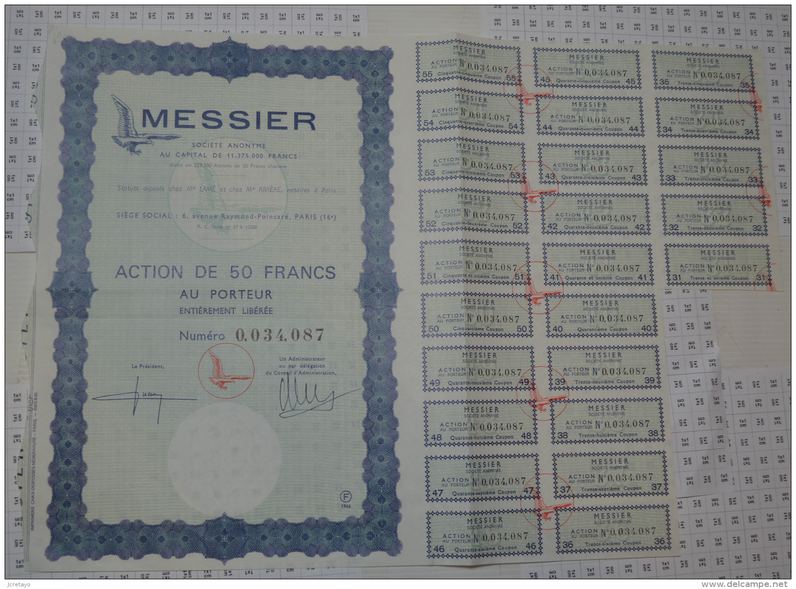 Messier, Aeronautique A Paris - Aviación