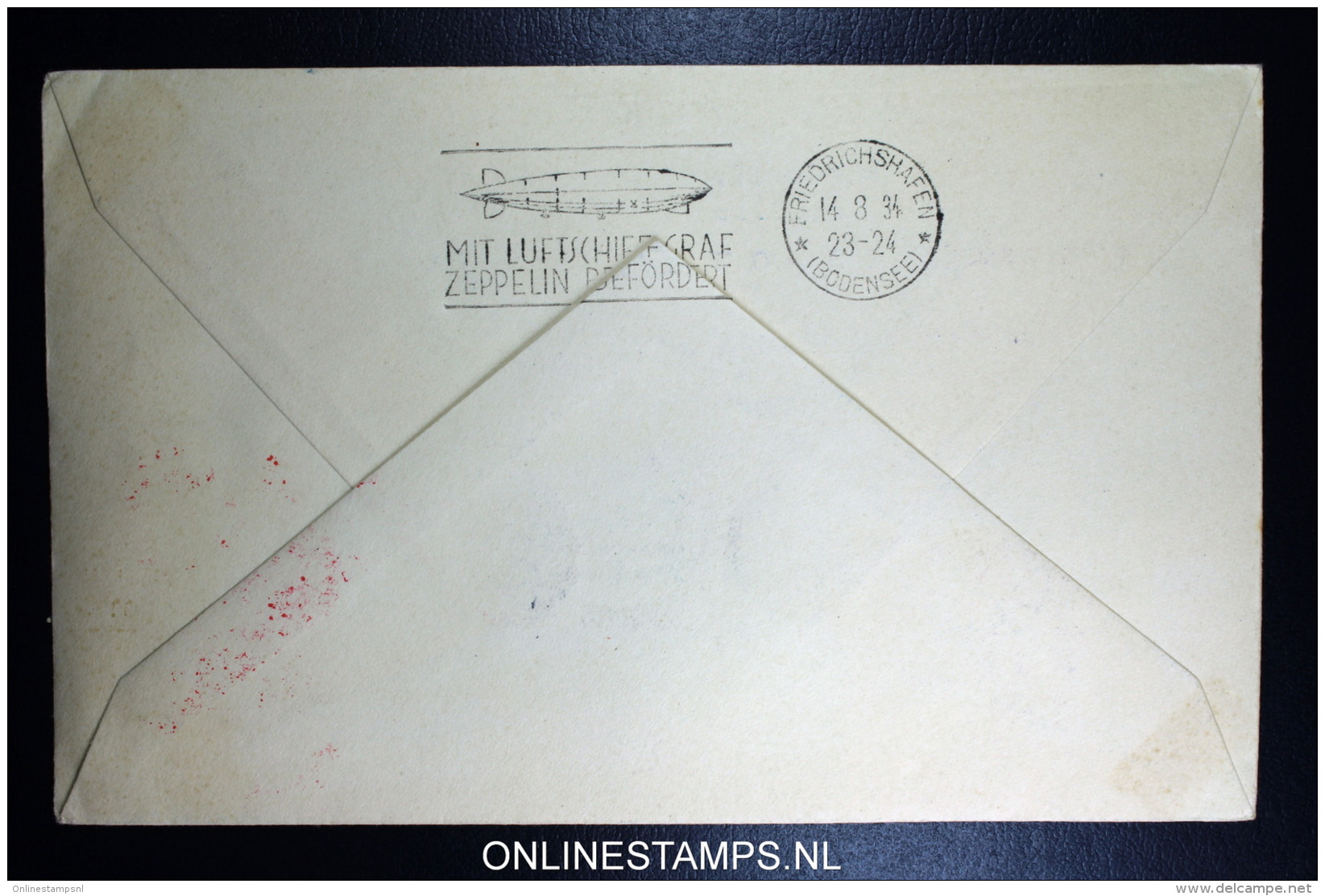 Graf Zeppelin 4. Sudamerikafahrt Sieger 264  Mixed Stamps.  Cover  To Lorch - Luft- Und Zeppelinpost