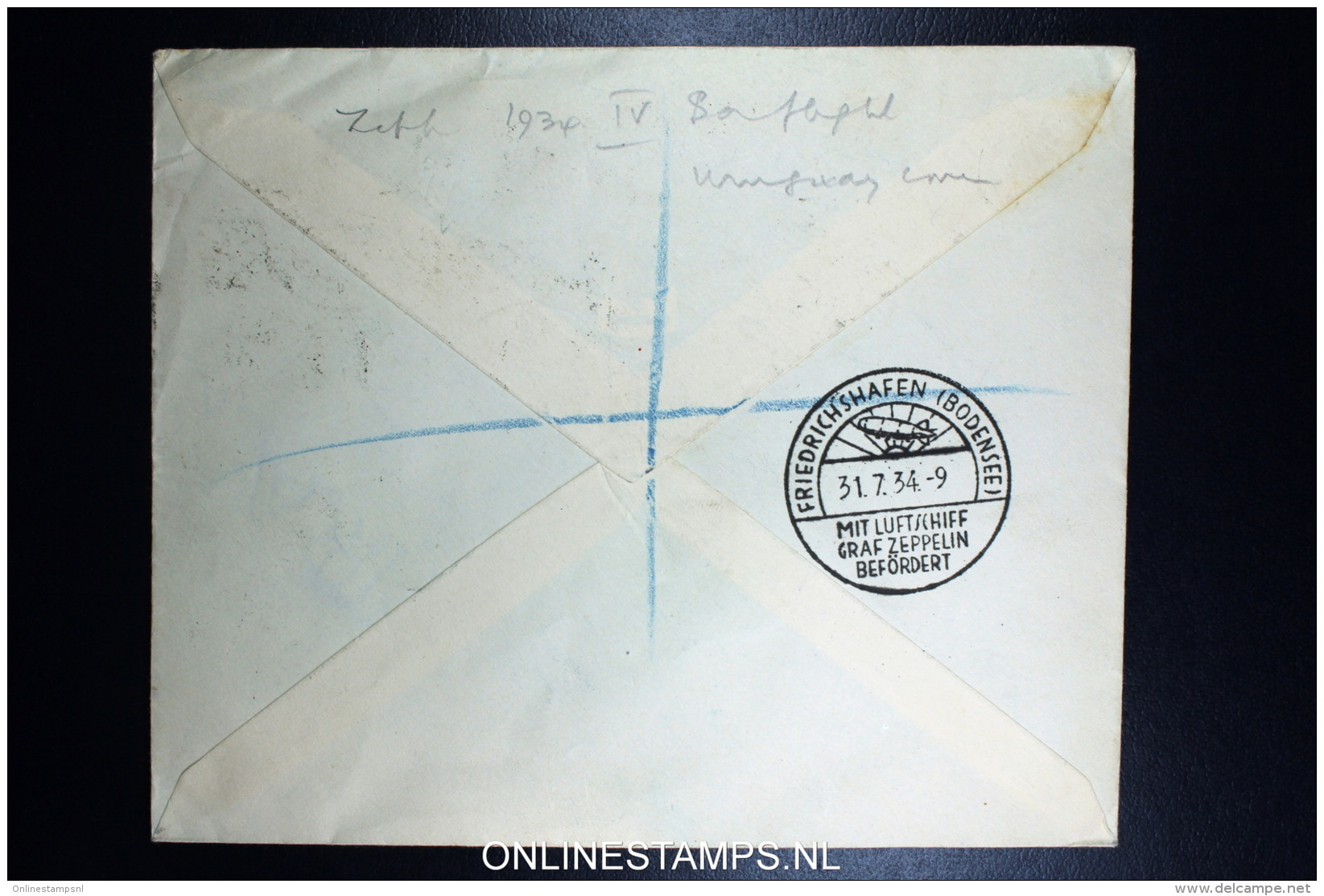Graf Zeppelin 4. Sudamerikafahrt Sieger 263  Mixed Stamps.  Registered Cover Montevideo  To Liverpool UK - Uruguay