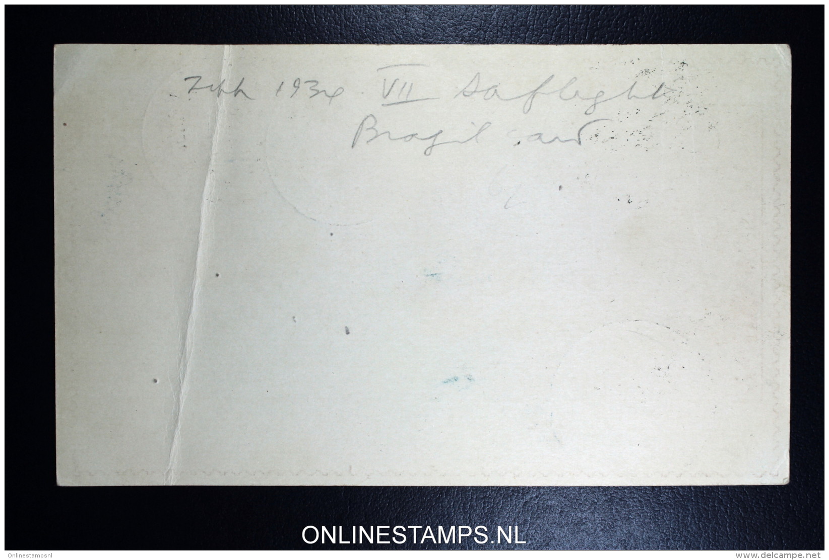 Graf Zeppelin 7. Sudamerikafahrt Sieger 272 A  Uprated Postal Stationary Recife  To Liverpool - Luftpost