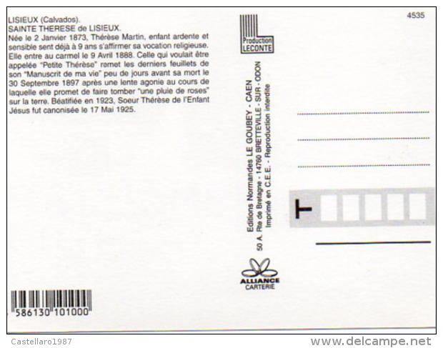 Souvenir De Lisieux (Calvados) - Lisieux