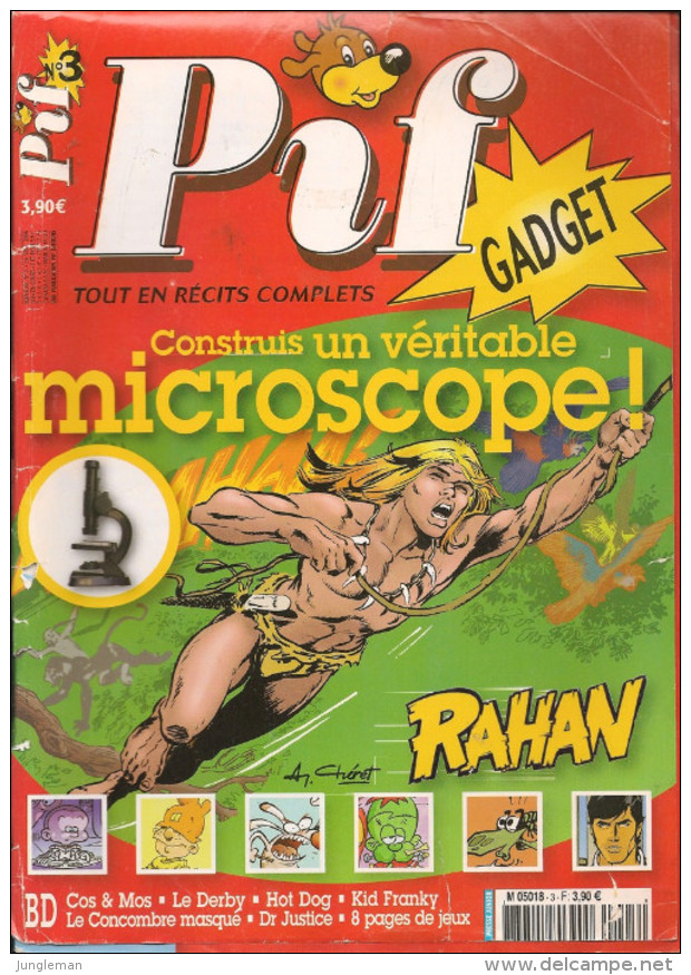 Pif Gadget N° 3 De Sept 2004 - Avec Les Robinsons, Lobo Tommy, Rahan, Couik, Pifou, Dr Justice, Tenno Heïka. Revue En BE - Pif & Hercule