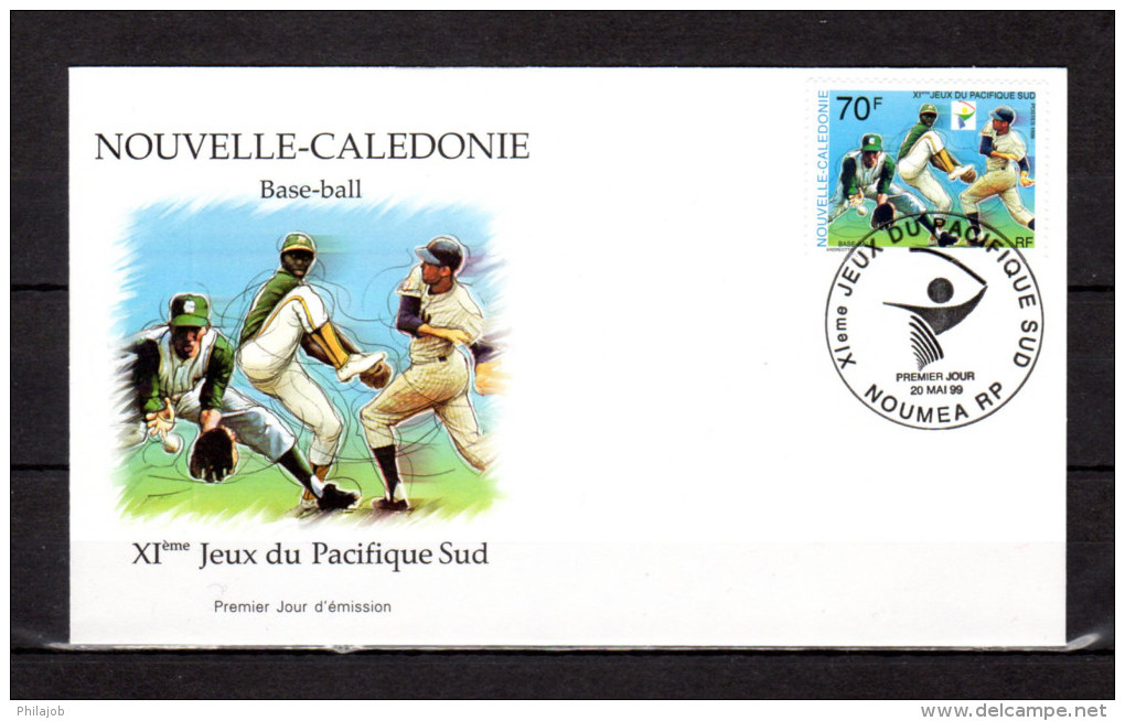 NOUVELLE-CALEDONIE 1999 : Env. 1er Jour " BASE-BALL  / NOUMEA Le 20-05-1999 " N° YT 795. Parfait état. FDC - Honkbal