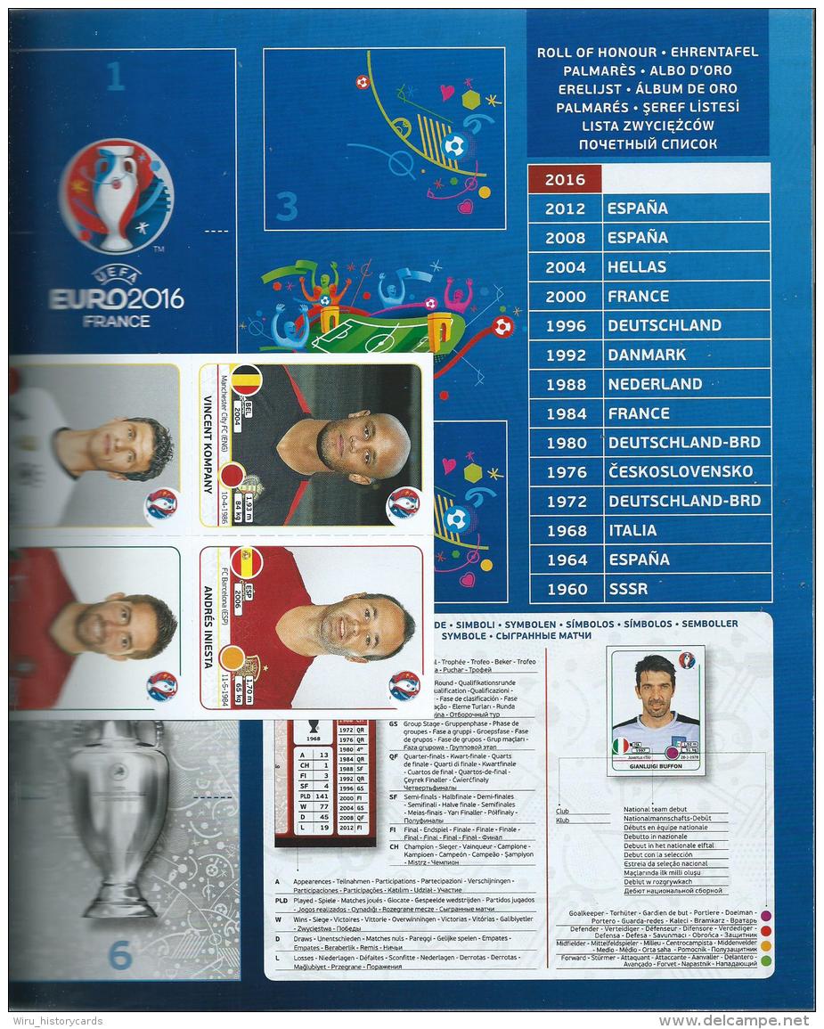 AK 0381  Panini Official Sticker Album UEFA EURO2016 - Neu Mit 24 Sticker - Sports