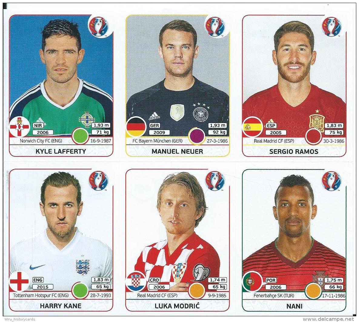 AK 0381  Panini Official Sticker Album UEFA EURO2016 - Neu Mit 24 Sticker - Sports