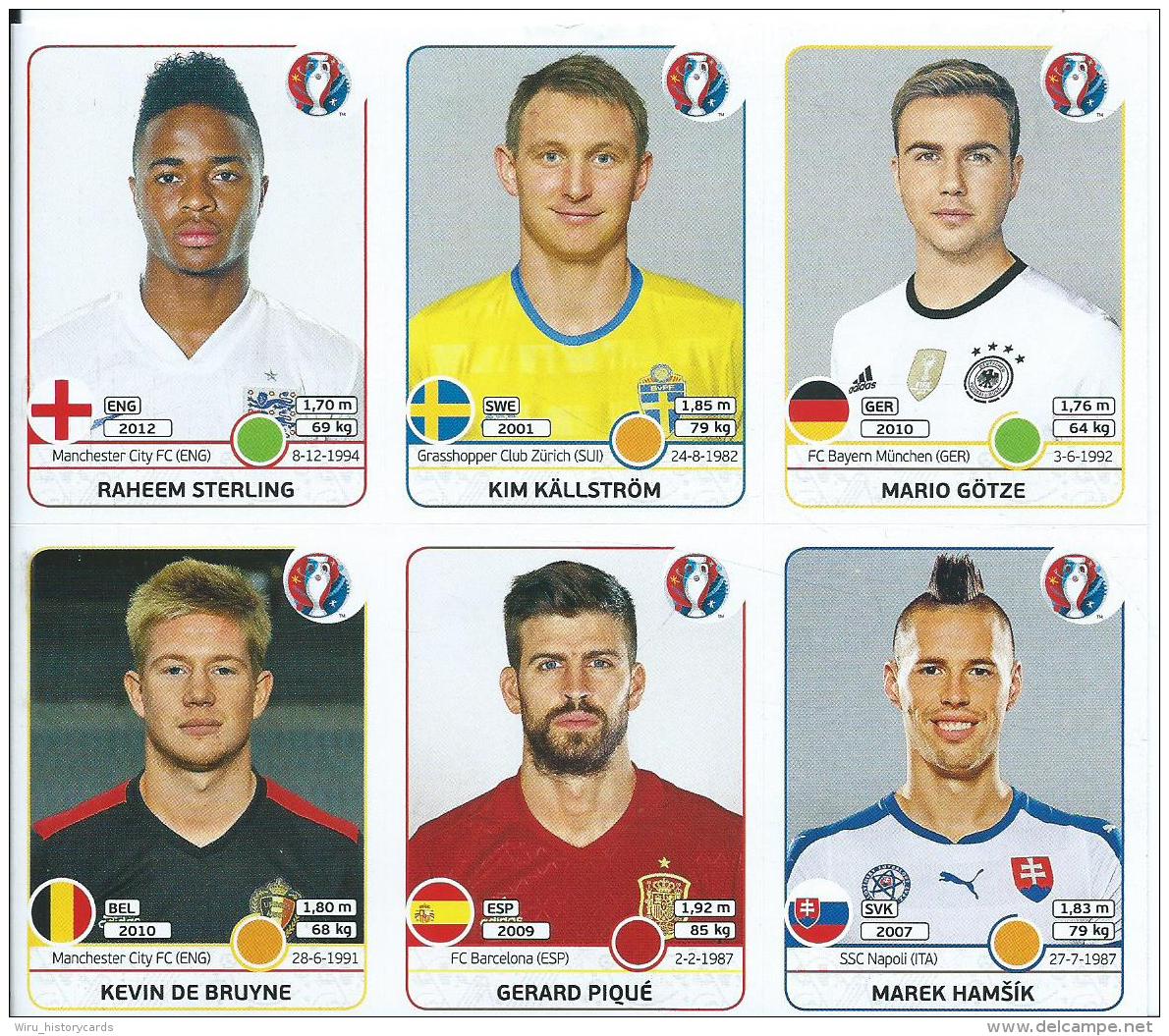 AK 0381  Panini Official Sticker Album UEFA EURO2016 - Neu mit 24 Sticker