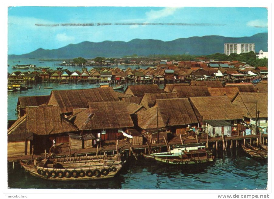 MALAYSIA - HOUSES ON WATER - PENANG - Malesia