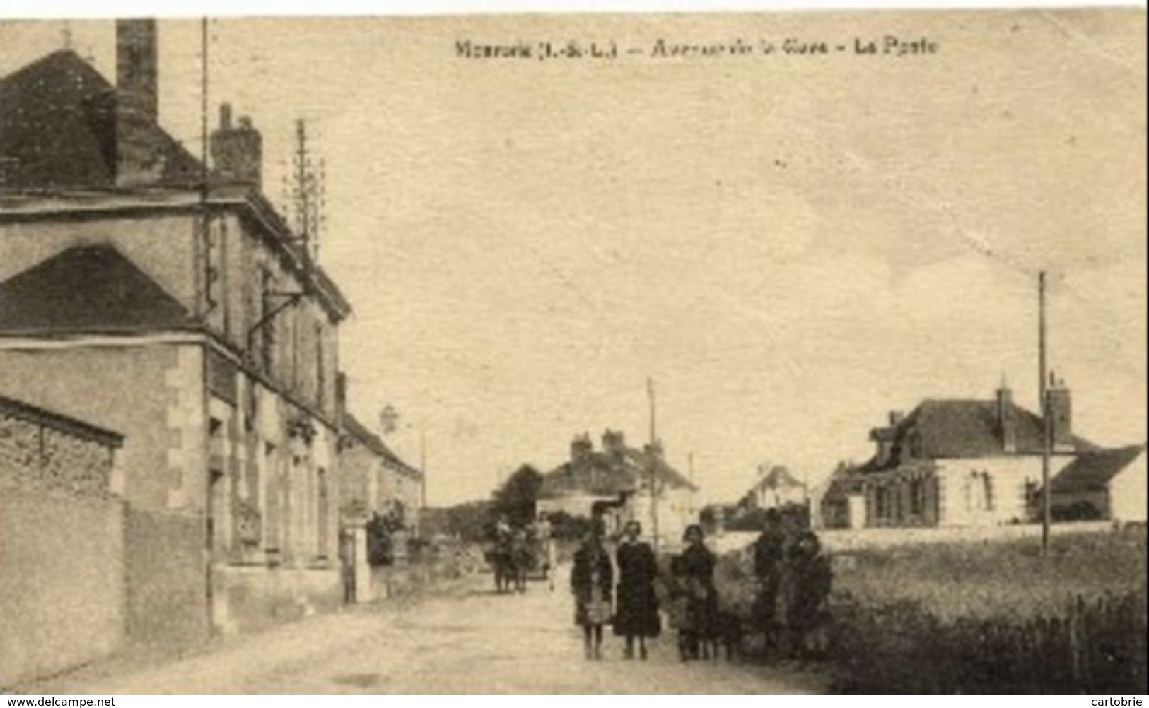 37 MONNAIE - Avenue De La Gare - La Poste - Animée - Monnaie