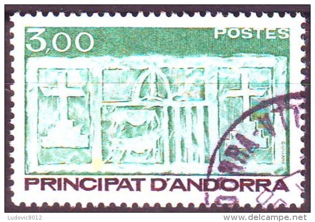 Andorre 1984 Y&t N° 335 Ecu Primitif 3,00f Oblitéré - Oblitérés