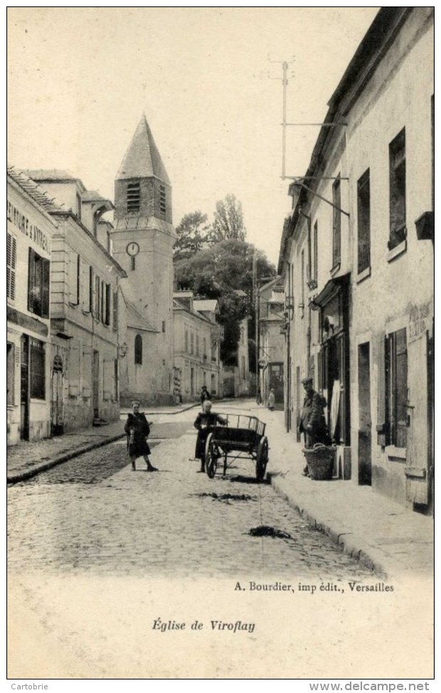 78 VIROFLAY  Eglise Carte Précurseur Animée - Viroflay