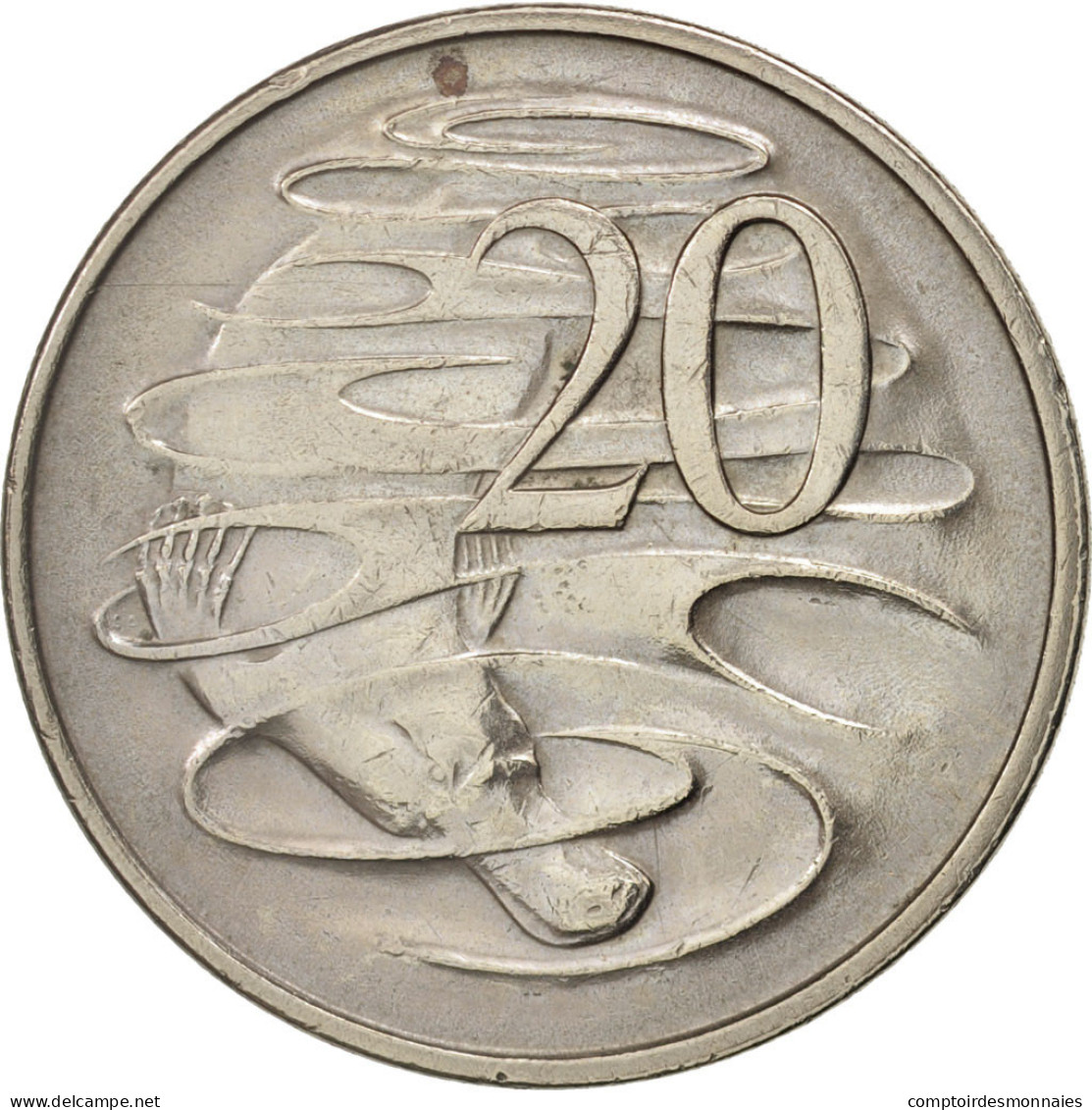 Monnaie, Australie, Elizabeth II, 20 Cents, 1969, TTB, Copper-nickel, KM:66 - 20 Cents