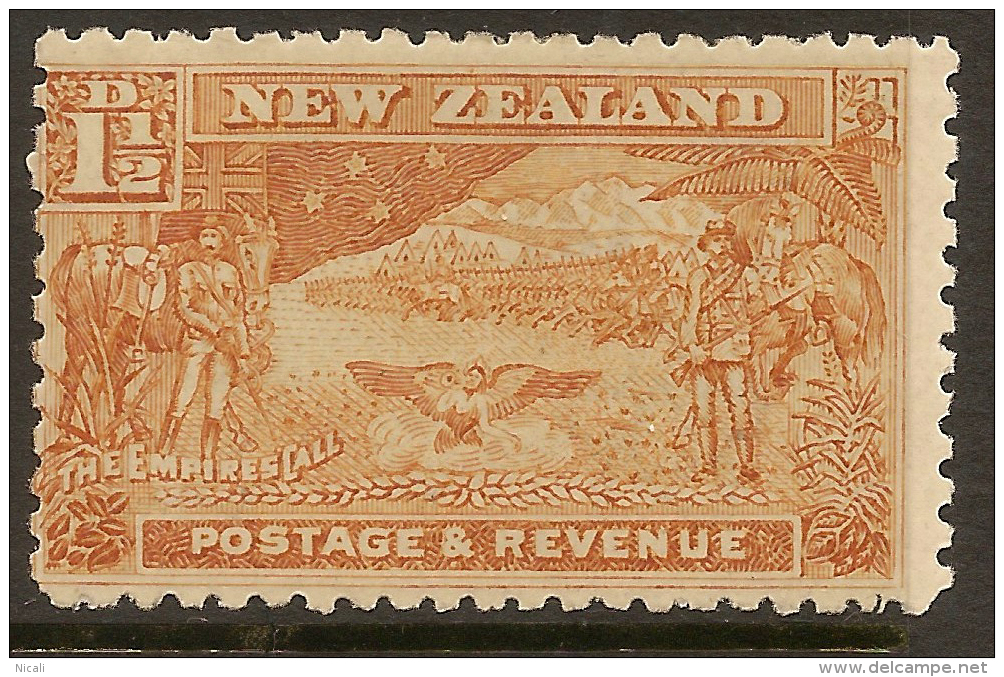 NZ 1898 1 1/2d Boer War SG 275c HM #TY146 - Neufs