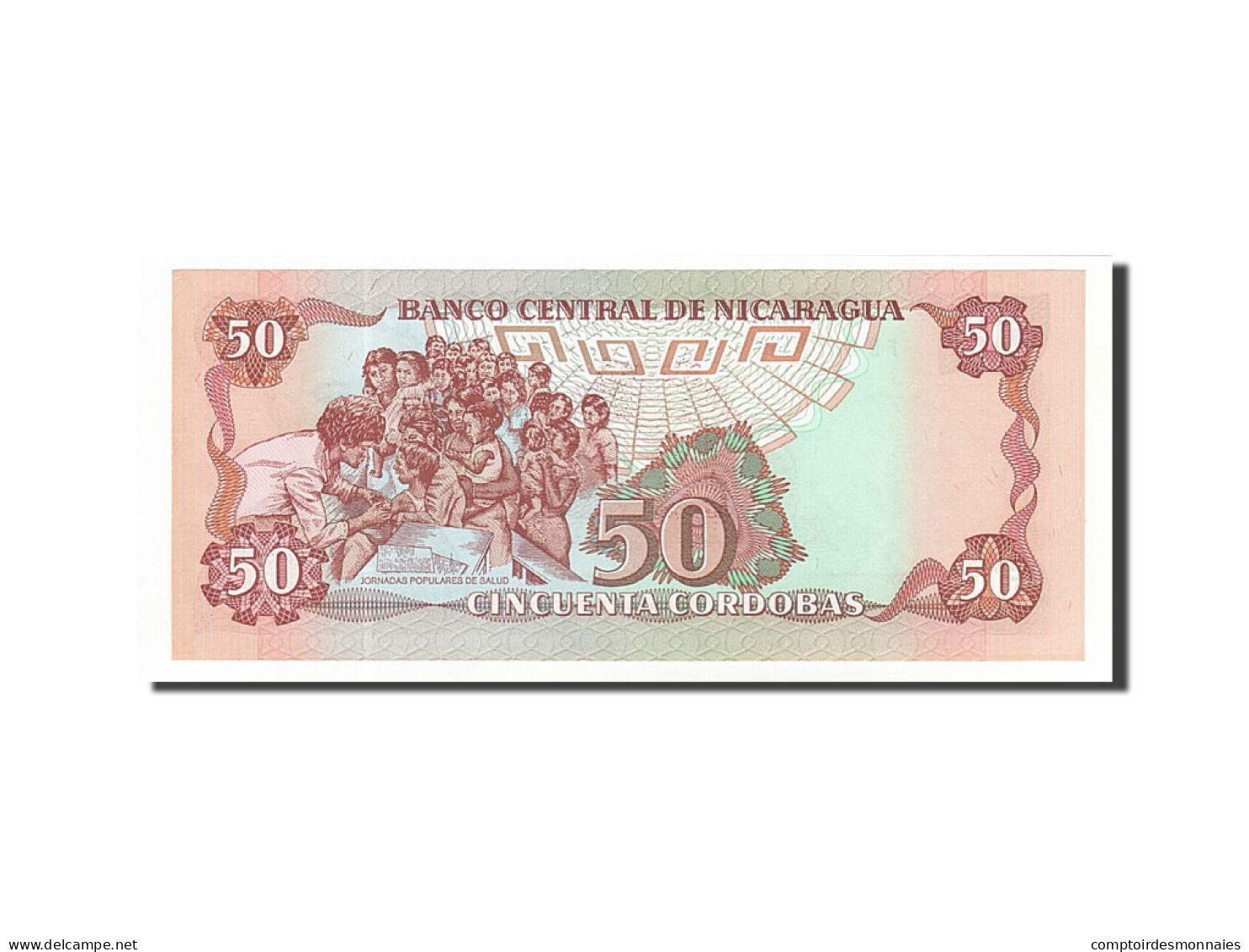 Billet, Nicaragua, 50 Cordobas, 1985, 1985, KM:153, NEUF - Nicaragua