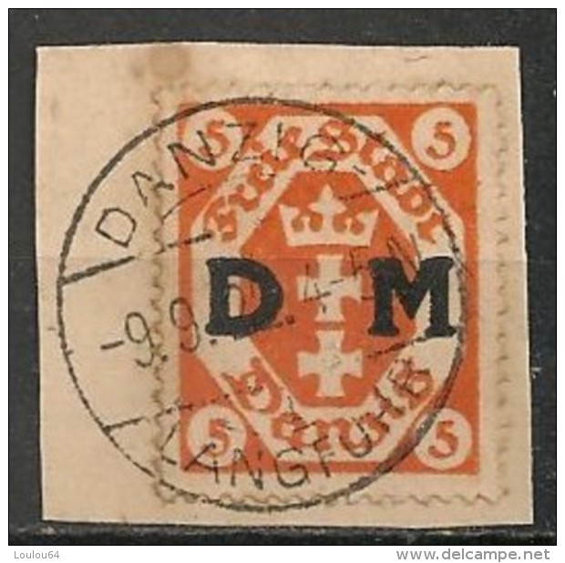 Timbres - Allemagne - Etranger - Dantzig - 1921-1923 - 5 P. - - Sonstige & Ohne Zuordnung