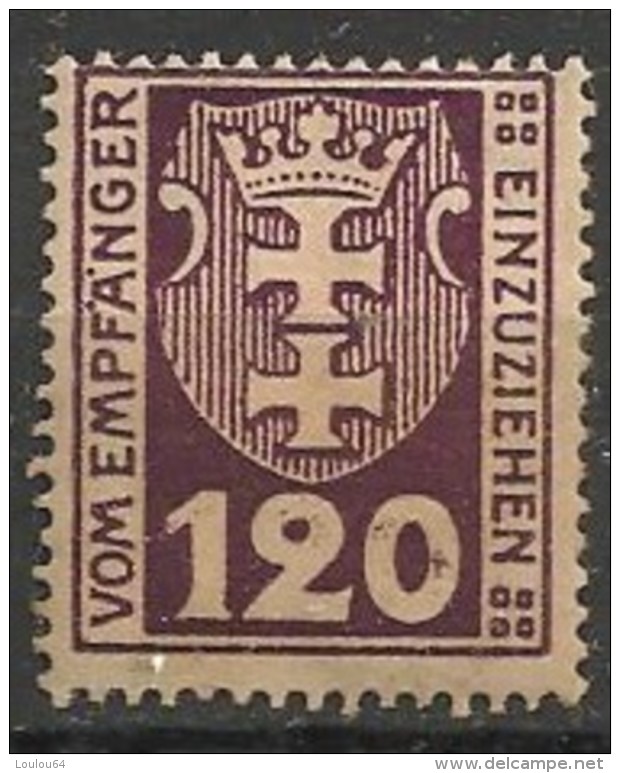 Timbres - Allemagne - Etranger - Dantzig - Service - 1921-1923 - 120 P. - - Sonstige & Ohne Zuordnung