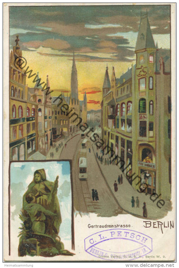 Berlin-Mitte - Gertraudtenstrasse - Verlag Globus Berlin - Mitte