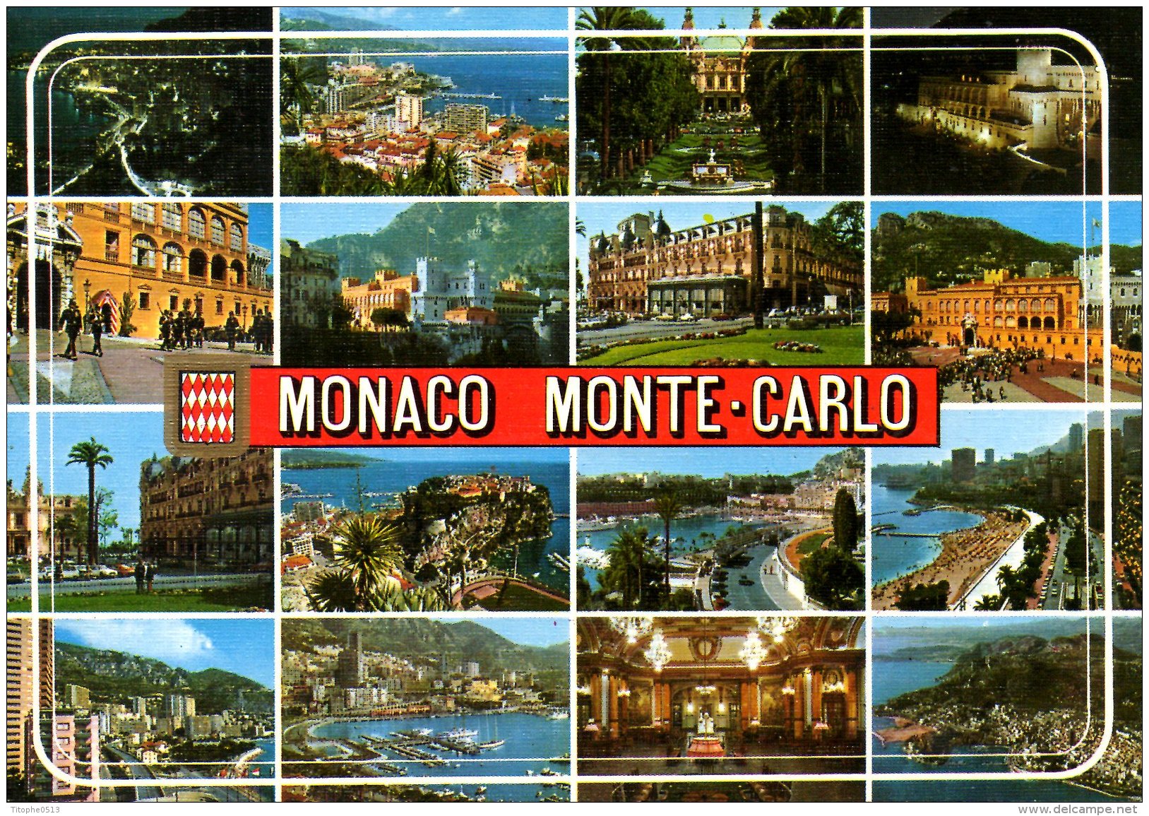 MONACO. Carte Postale Neuve. - Panoramic Views