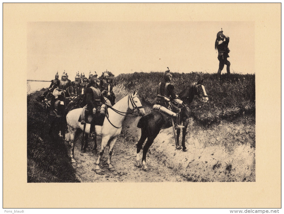 1920 - Héliogravure - Cuirassiers En Reconnaissance Dans Le Pas-de-Calais - FRANCO DE PORT - 1914-18