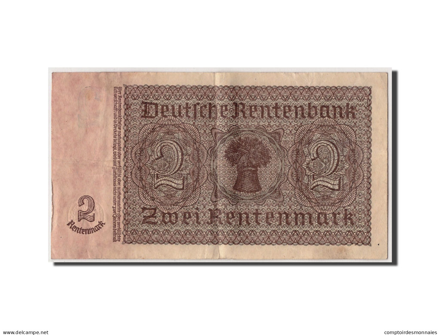 Billet, Allemagne, 2 Rentenmark, 1937, 1937-01-30, KM:174b, TB+ - 2 Rentenmark