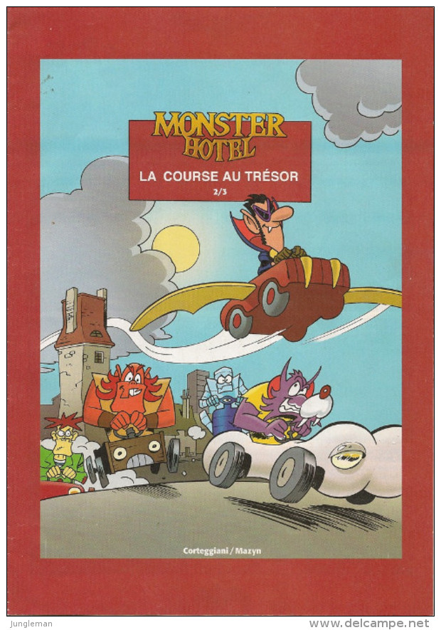 Monster Hôtel - La Course Au Trésor N° 2 - Corteggiani Et Mazyn - BD Sortie D'un Magazine Pif Gadget. TBE - Pif & Hercule