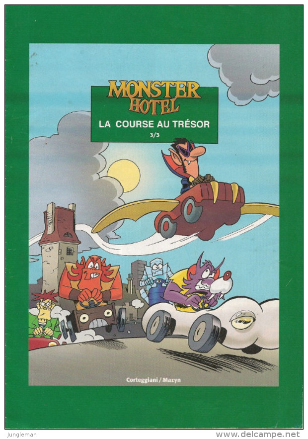 Monster Hôtel - La Course Au Trésor N° 3 - Corteggiani Et Mazyn - BD Sortie D'un Magazine Pif Gadget. TBE - Pif & Hercule