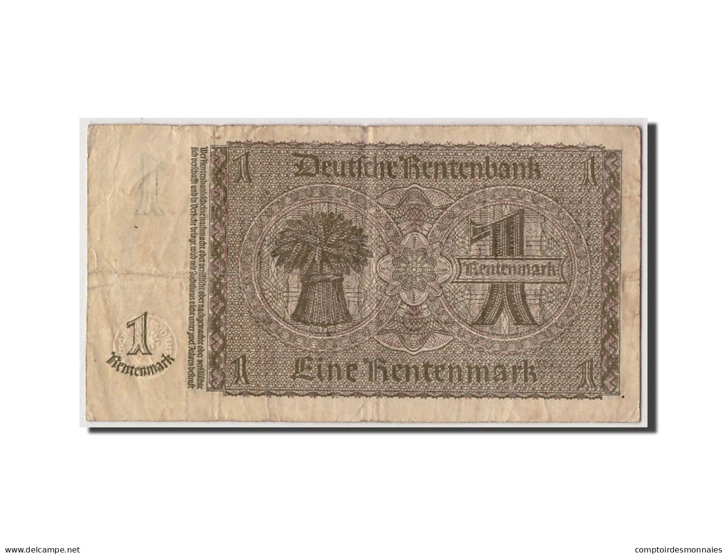 Billet, Allemagne, 1 Rentenmark, 1937, 1937-01-30, KM:173b, TB - 1 Rentenmark