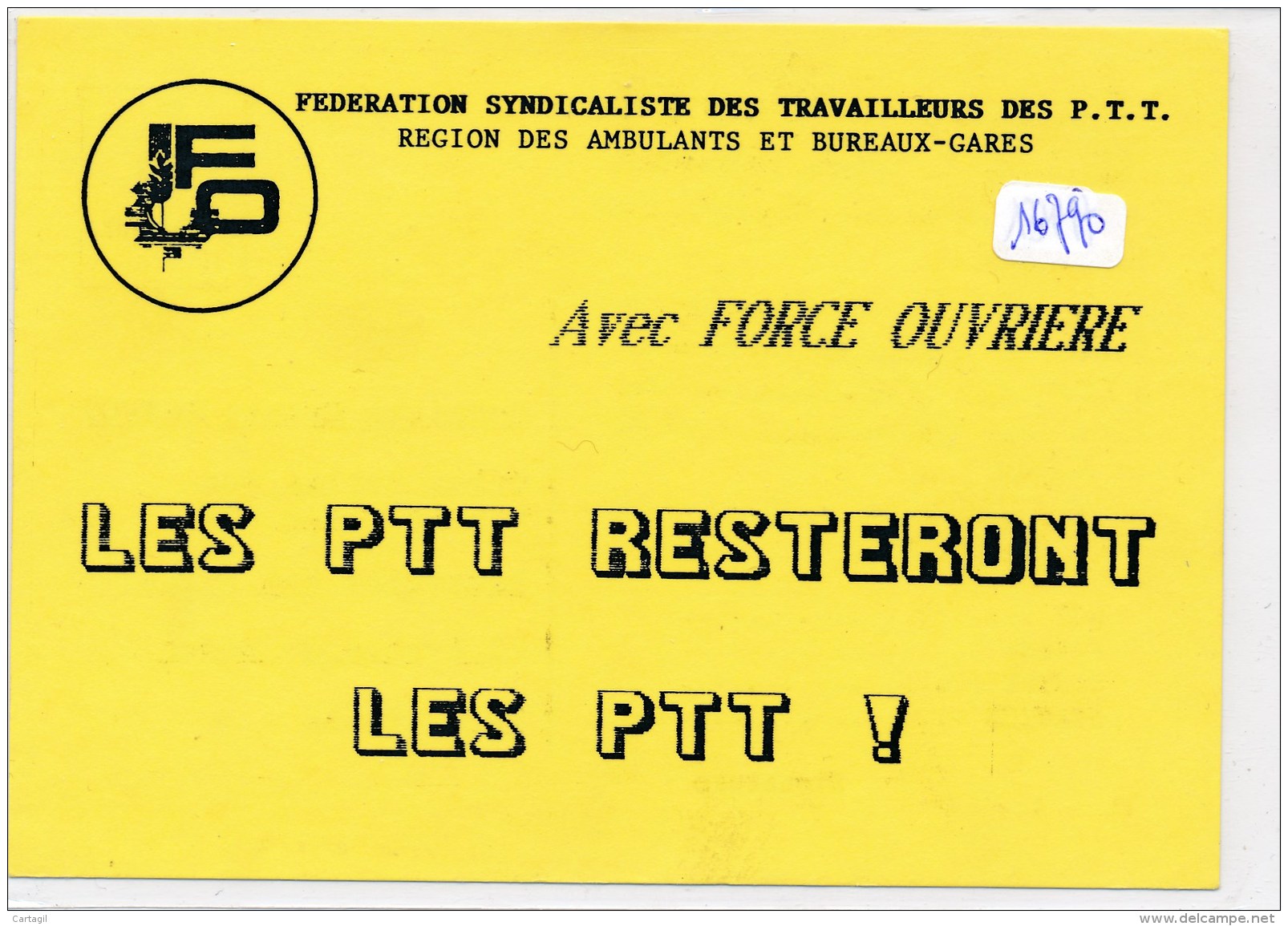 CPA -  Thèmes - Carte Pétition Syndicale ( Détail Scan) - Labor Unions