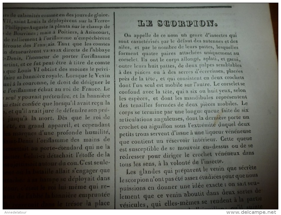 1835 LM :Les Bains de SEXTIUS à AIX; Luxe des Agrigentins;Métamorphose gauloise;Anne de Bretagne;Scorpion;ENVOULTEMENT