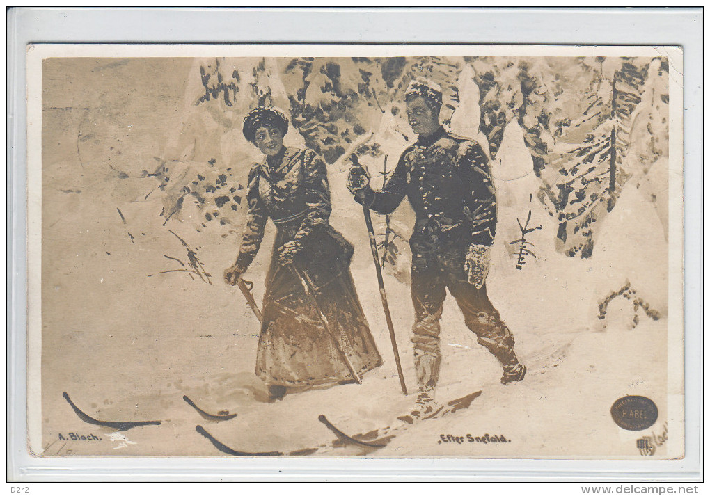 SKI ET HIVER - ANIMEE - 31.12.1912 - - Norvège